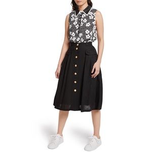 MODCLOTH BUTTON FRONT SKIRT
